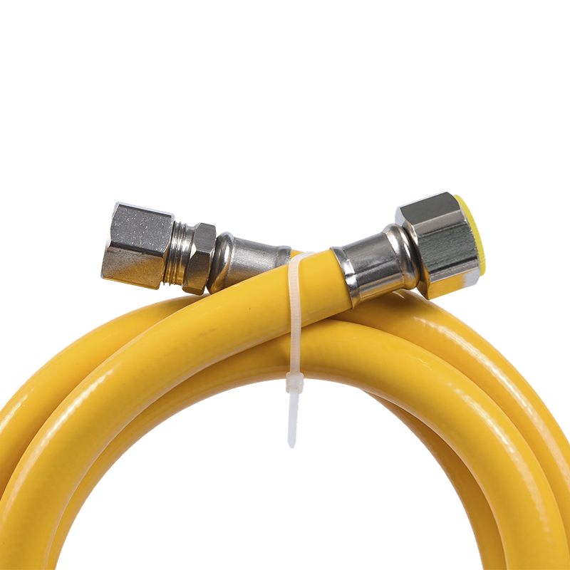 Mangueira de gás natural flexível ondulada 316l para uso em cozinha Mangueira de gás natural flexível ondulada 316l para uso em cozinha