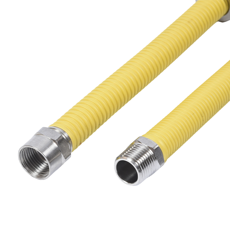Tubo de fogão a gás com rosca interna de aço inoxidável Tubo de fogão a gás com rosca interna de aço inoxidável